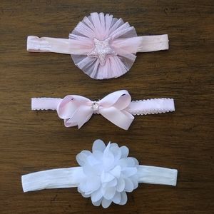 NEW Set of Three Infant Headbands